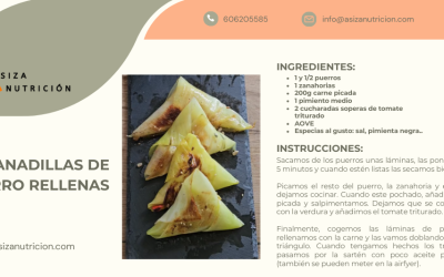 Empanadillas de puerro rellenas