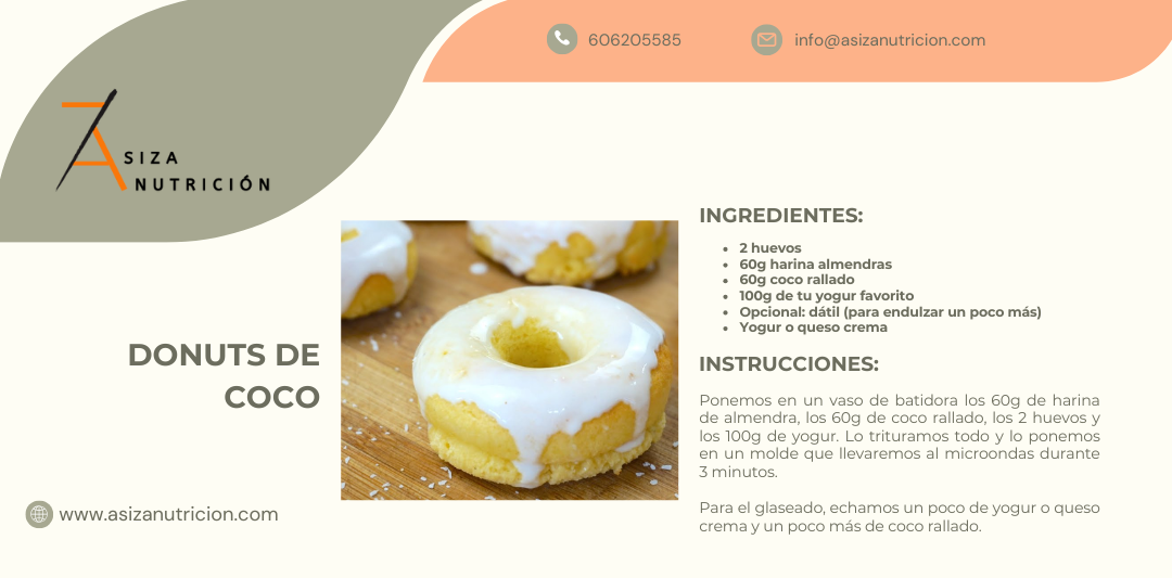 Donuts de coco