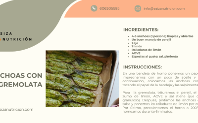 Anchoas con gremolata