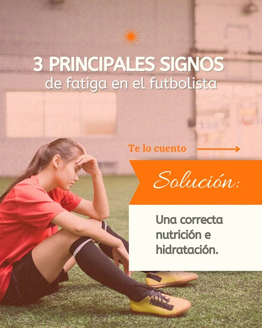 3 principales signos de fatiga en el futbolista