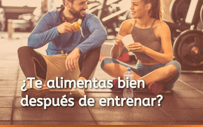 ¿Te alimentas bien después de entrenar?