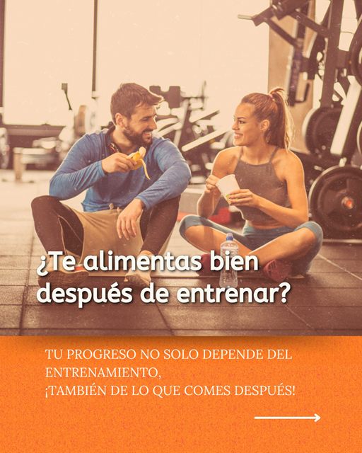 ¿Te alimentas bien después de entrenar?