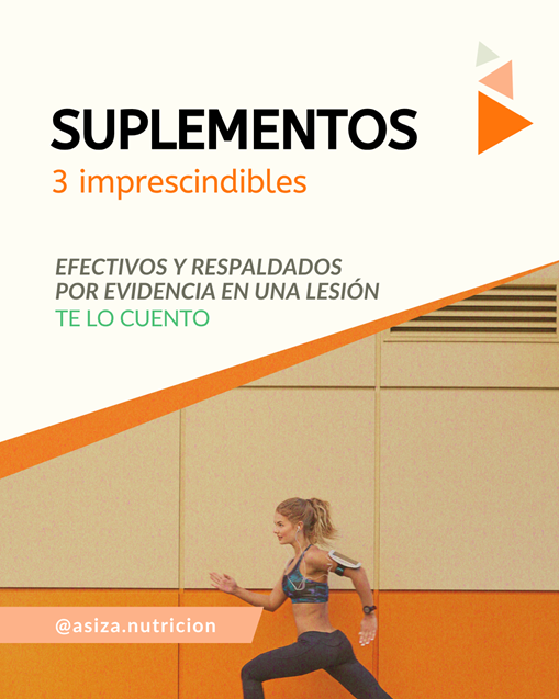 3 Suplementos imprescindibles en una lesión (respaldados por evidencia científica)